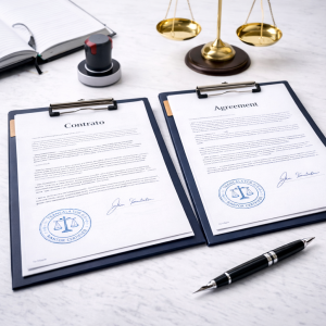 Traducción jurada de contratos legales