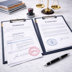 Gestión completa de traducción + apostilla (servicio integral)