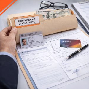 Organización de paquete documental para onboarding financiero